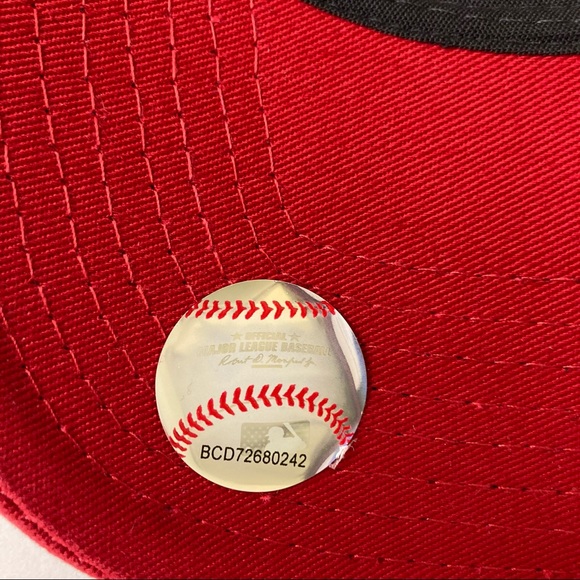 Los Angeles Angels hat / cap baseball red NWT - Picture 9 of 11